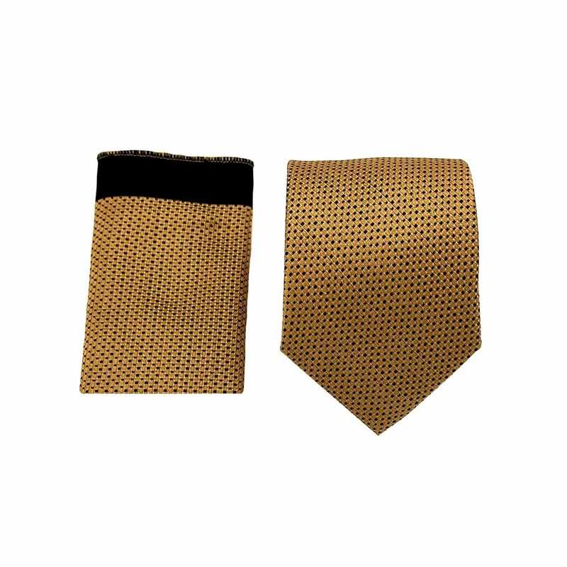 ست کراوات و دستمال جیب مردانه آریوان مدل BT6991