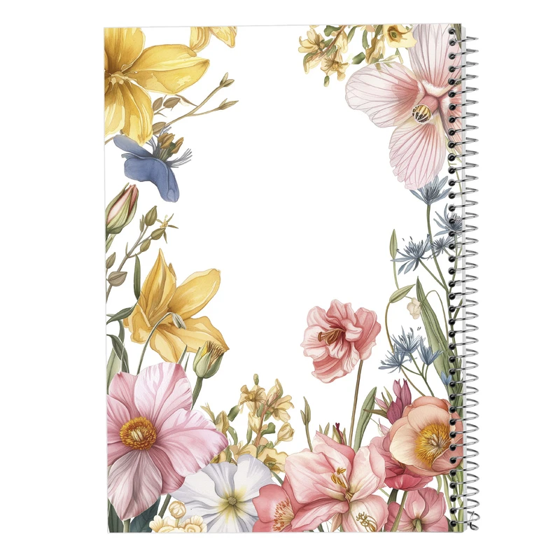 دفتر مشق 100 برگ مدوپد مدل گل کد DF13865