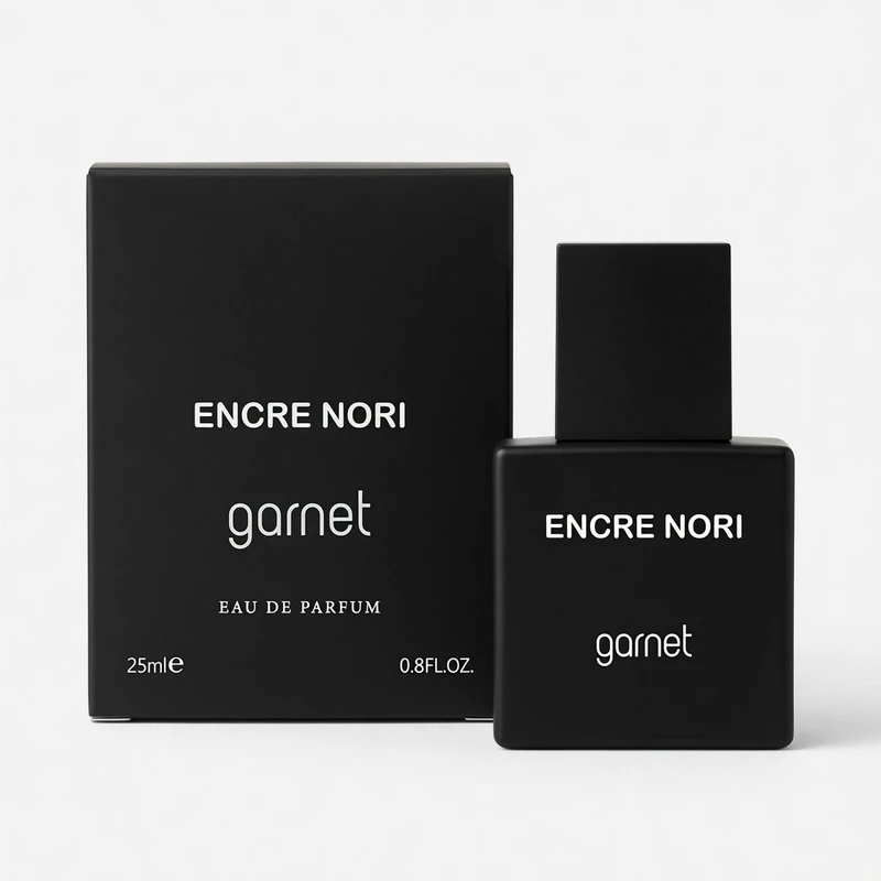 عطر جیبی مردانه گارنت مدل ENCERE NOIR با رایحه معتدل و چوبی دریایی حجم 25 میلی‌لیتر