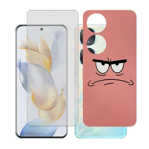Glass together model transparent screen protector suitable for Honor 90 mobile phone with back cover sticker