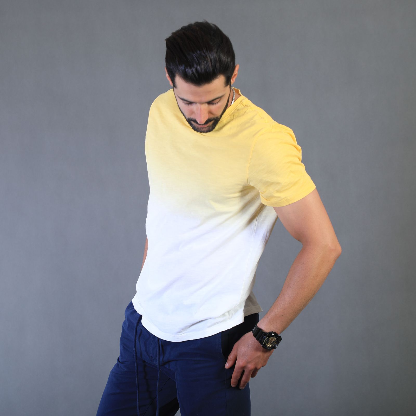 تی شرت آستین کوتاه مردانه مدل 1018-016 -  - 4