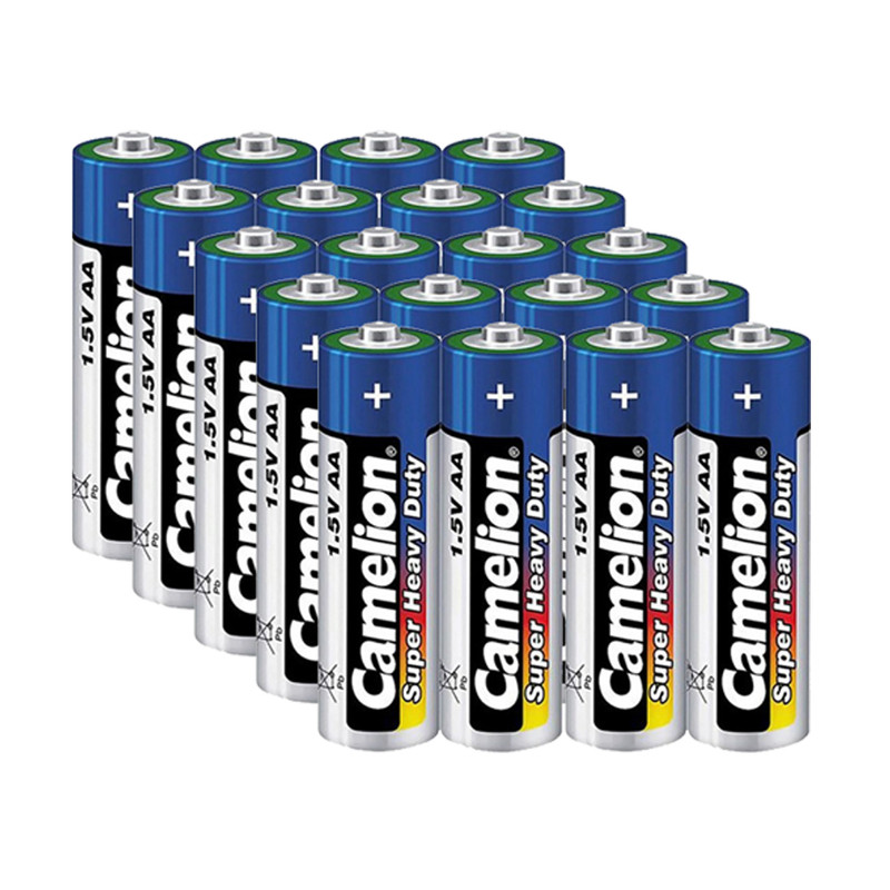 باتری قلمی و نیم قلمی کملیون مدل Super Heavy Duty بسته 40 عددی
