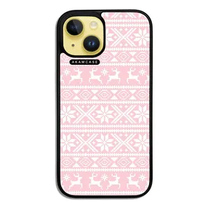 AKAM AMC-WA15-WINTER FABRIC-22 Cover For Apple iPhone 15