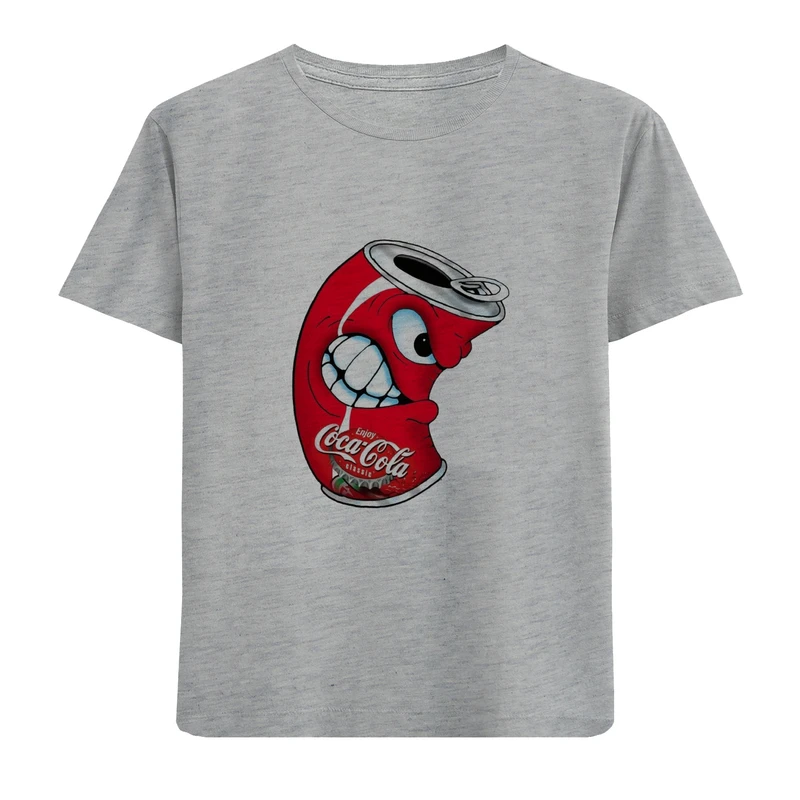 تی شرت آستین کوتاه پسرانه مدل نوشابه عصبی D49