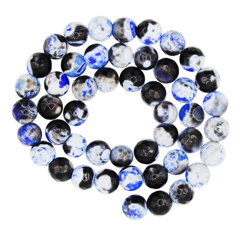 ریسه سنگ عقیق آتشین رزالیا مدل Vina-AB-129