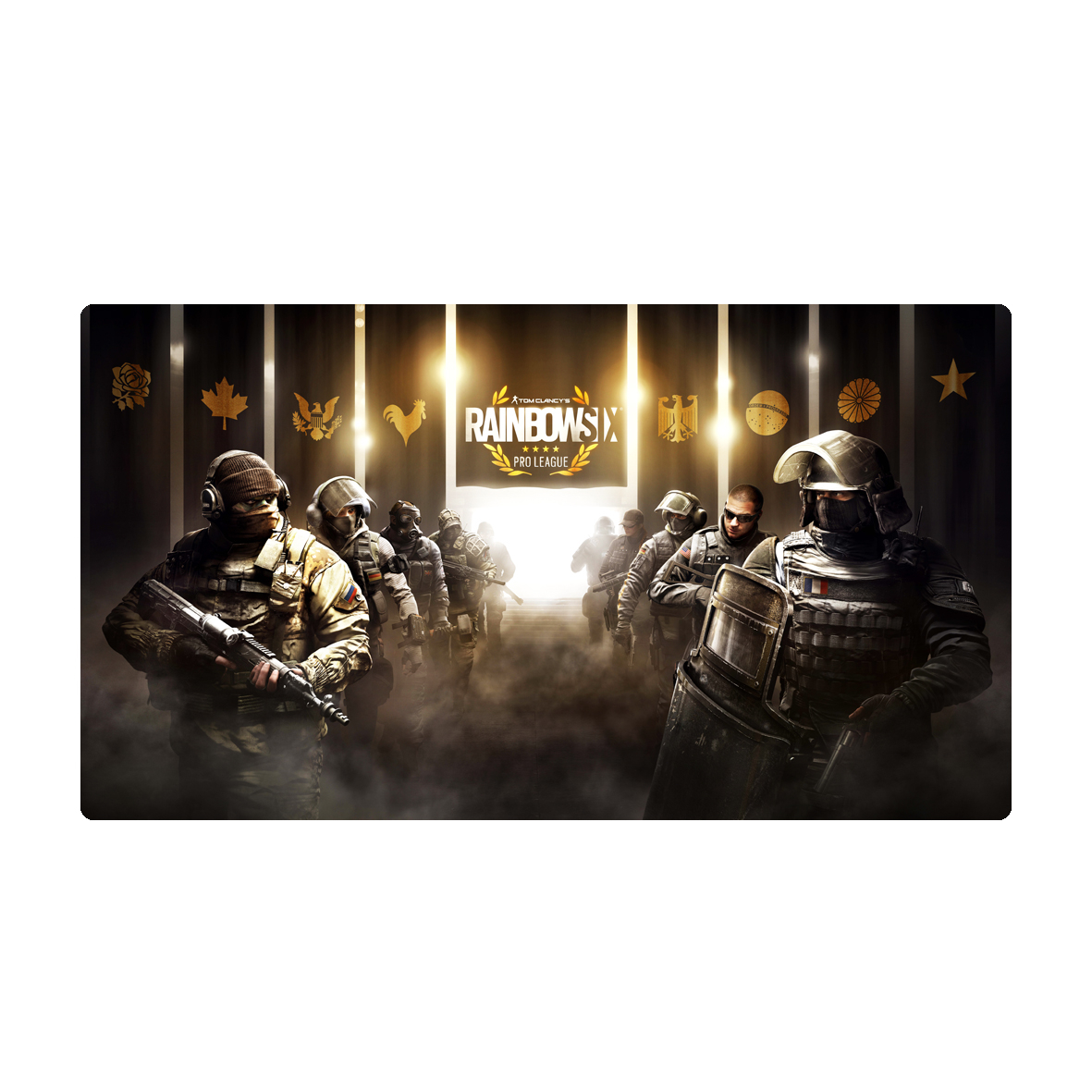 ماوس پد مخصوص بازی طرح Rainbow six مدل 11166