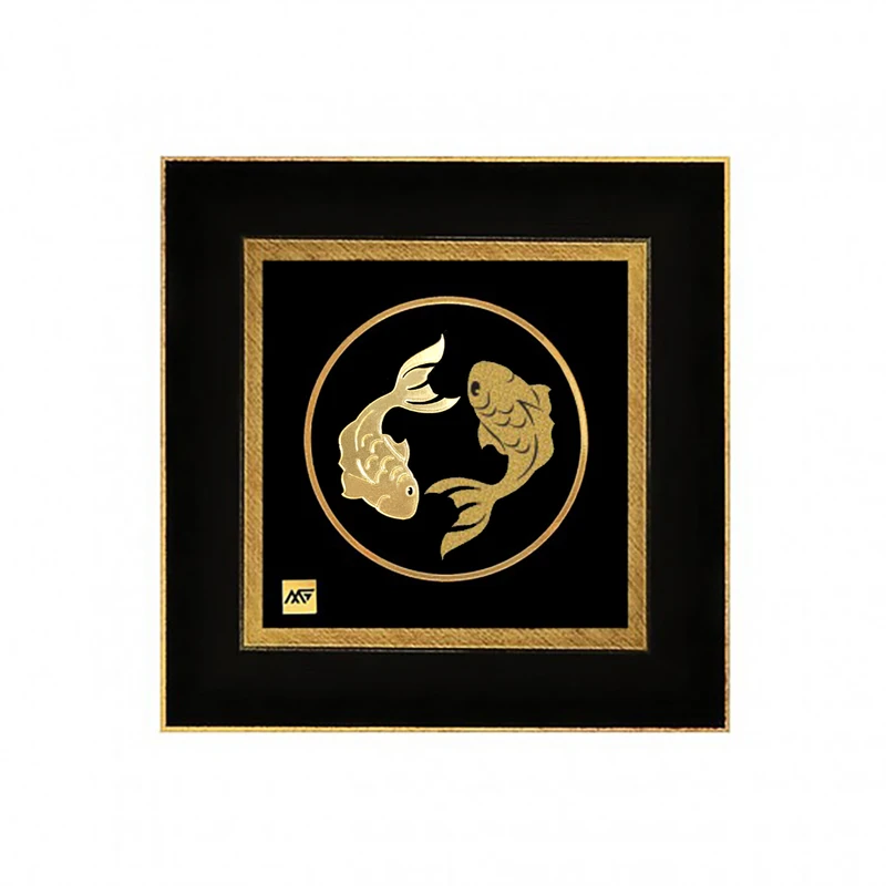 تابلو طلاکوب مارک گلد طرح ماه تولد اسفند کد S12