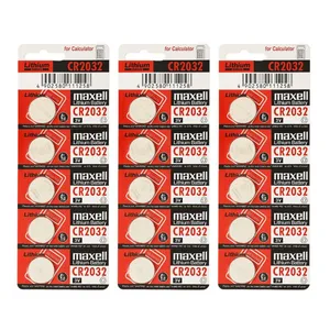 باتری سکه ای مکسل مدل CR-2032 بسته 15 عددی