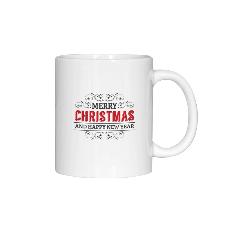 ماگ ژالینو طرح تبریک کریسمس و سال نو میلادی کد 001