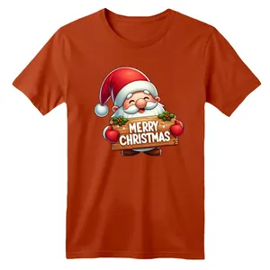 تی شرت آستین کوتاه بچگانه مدل بابانوئل کریسمس کد 26