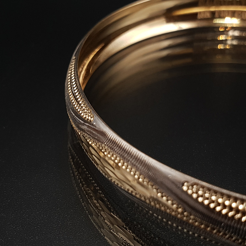 النگو طلا 18 عیار زنانه مدل 1EL1846