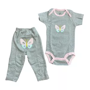 ست بادی و شلوار نوزادی کارترز مدل پروانه