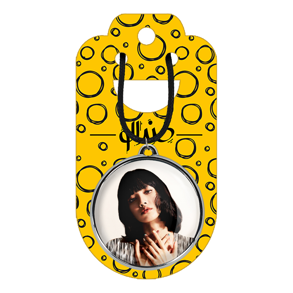 گردنبند خندالو مدل لیسا بلک پینک کد 1424014245