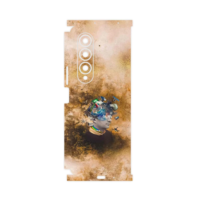 برچسب پوششی ماهوت مدل Collage of surreal Portrait of Men-FullSkin مناسب برای گوشی موبایل سامسونگ Galaxy Z Fold4