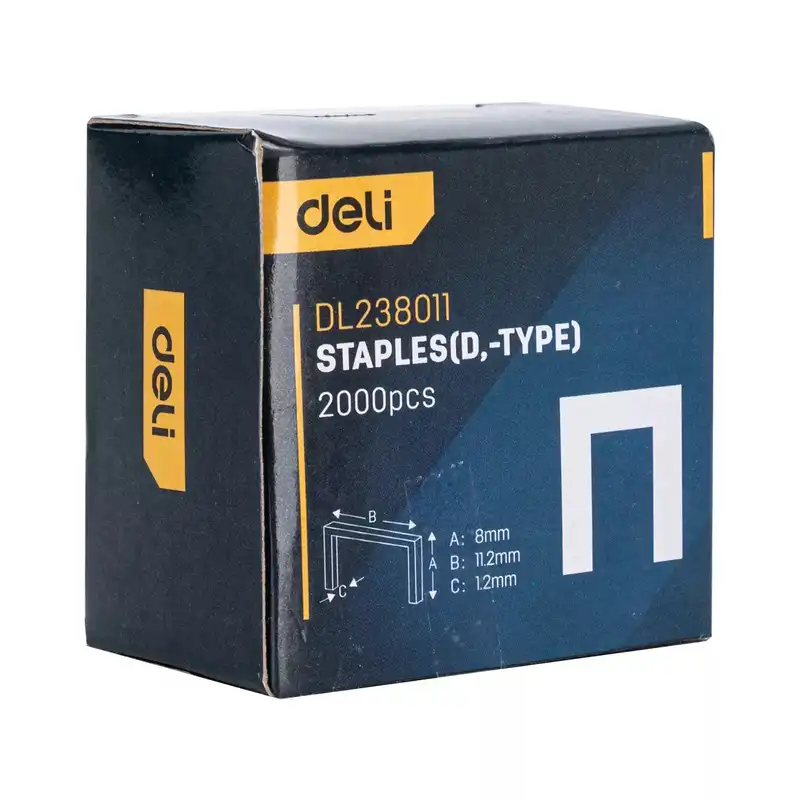 سوزن منگنه دلی مدل DL238011 بسته 2000 عددی