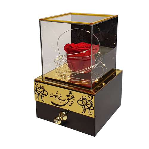 گل رز جاودان مدل ای عشق همه بهانه از توست