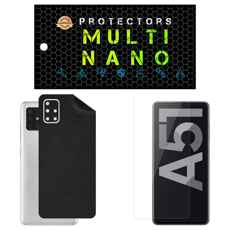 محافظ صفحه نمایش مولتی نانو مدل X-SFL مناسب برای گوشی موبایل سامسونگ Galaxy A51 به همراه برچسب پوششی