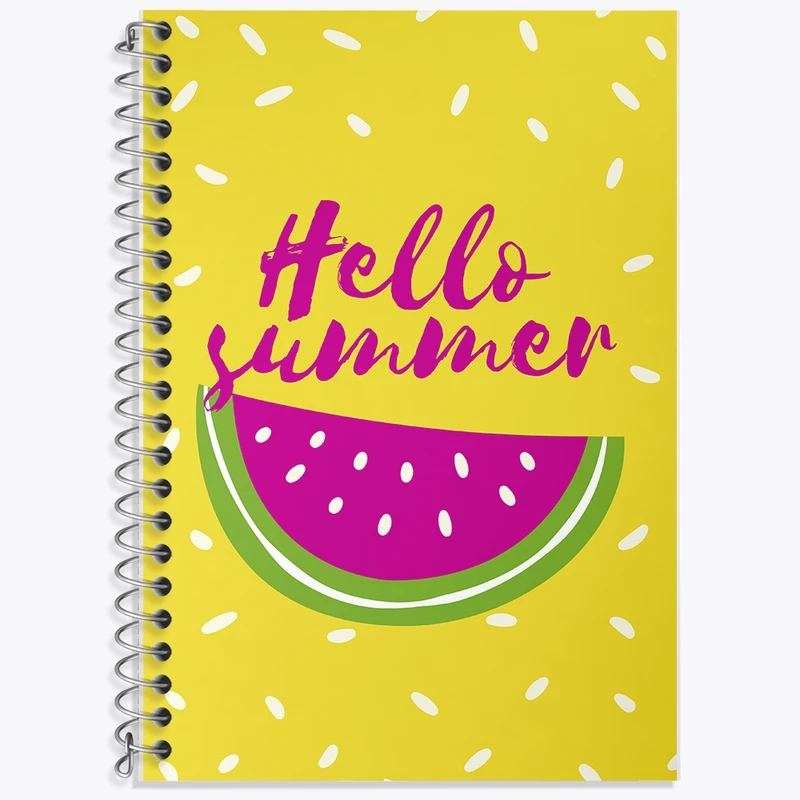 دفتر زبان 50 برگ خندالو مدل سه خط طرح تابستان کد F2270