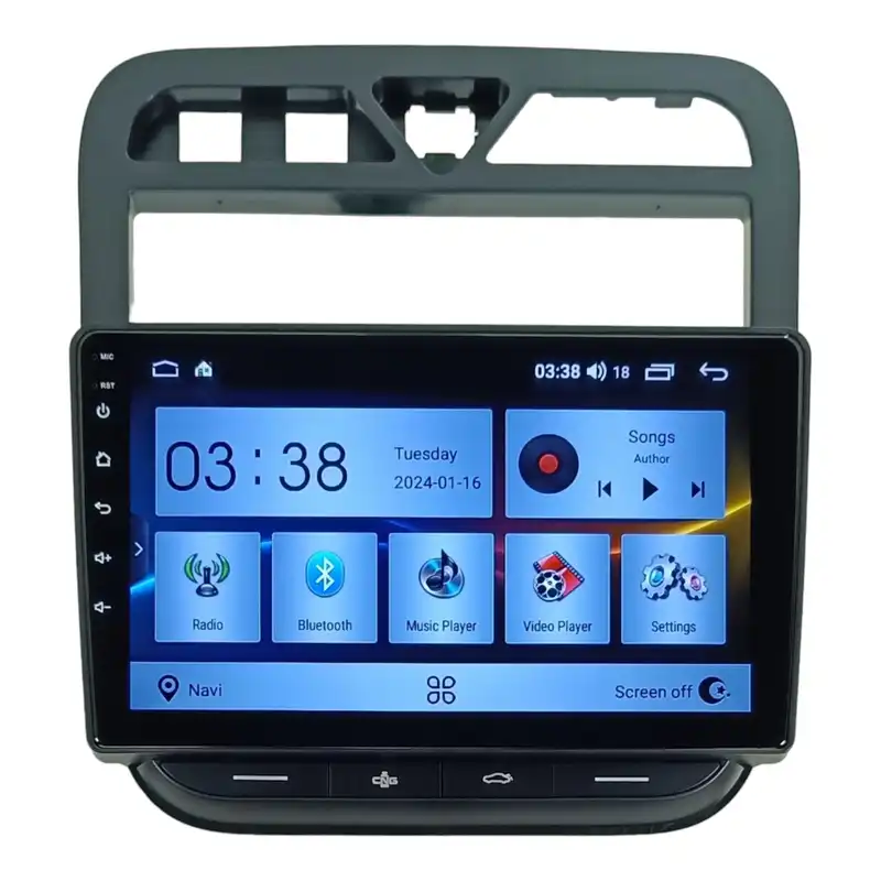 پخش کننده تصویری خودرو مدل اندروید golden24 مناسب برای سمند LX