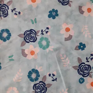 پارچه ملحفه عرض 2 متر مدل 11192 رنگ آبی