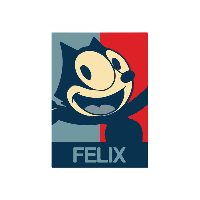 برچسب لپ تاپ پویا مارکت طرح فیلیکس کد 1506