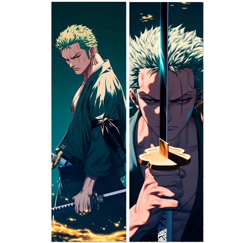 نشانگر کتاب مدل انیمه وان پیس One Piece طرح رورونوا زورو مجموعه 2 عددی