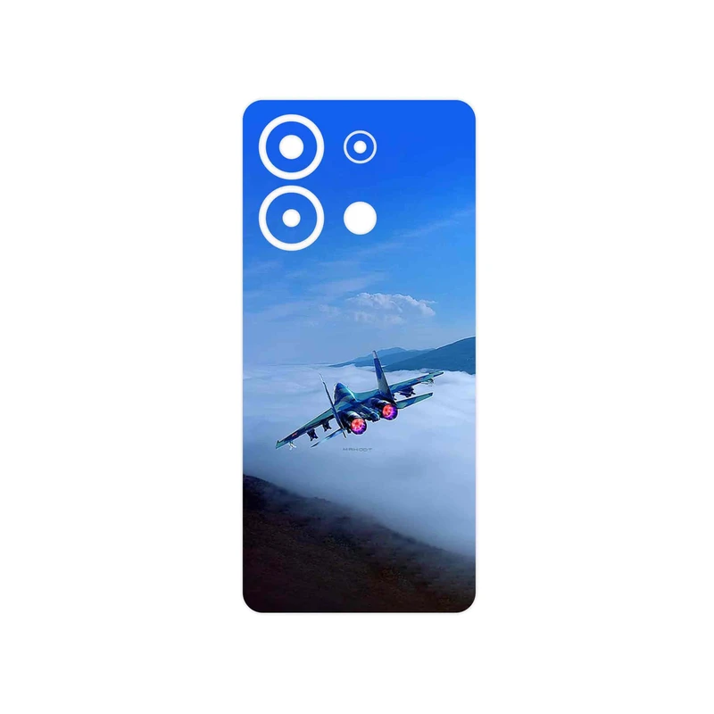 برچسب پوششی ماهوت مدل Fighter plane Su27 مناسب برای گوشی موبایل شیائومی Redmi Note 13 4G