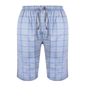 شلوارک مردانه مدل نساجی طرح چهارخانه