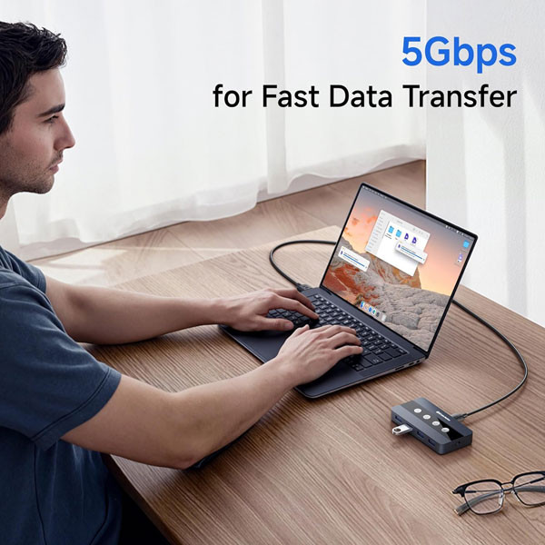 کابل هارد USB 3.0 کی نت پلاس مدل KP-CUAMHDD06 طول 0.5 متر