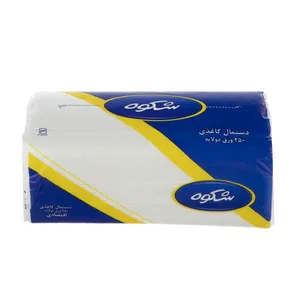 دستمال کاغذی 250 برگ شکوه مدل 250 سافت بسته 24 عددی