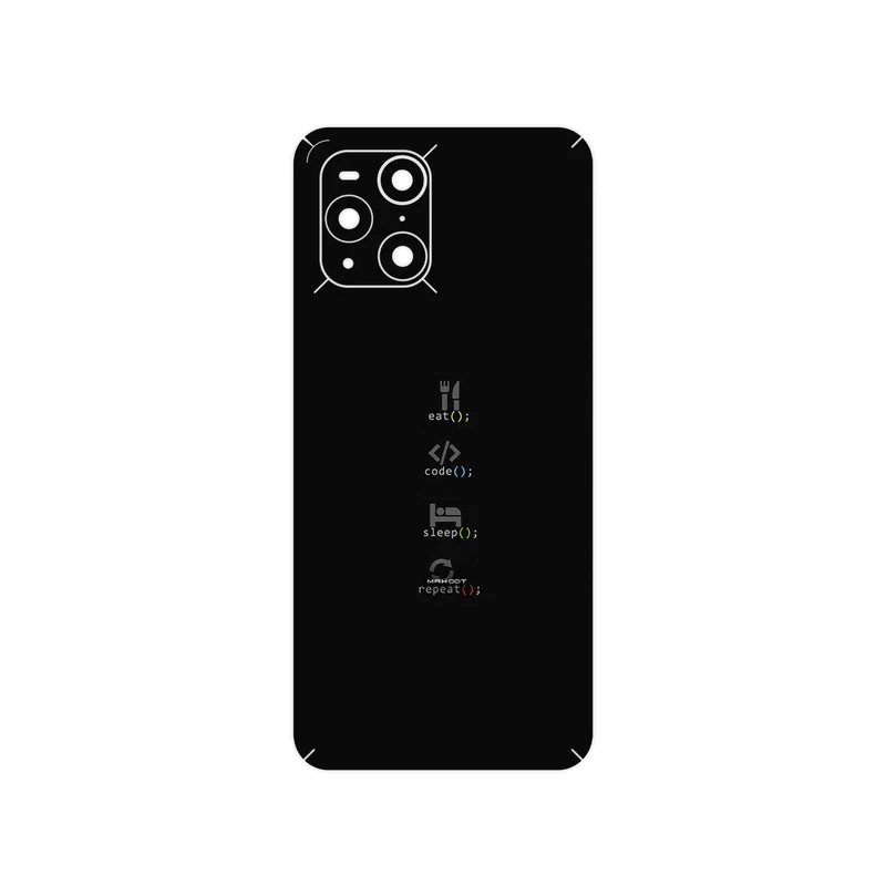 برچسب پوششی ماهوت مدل Programming 2 مناسب برای گوشی موبایل اپو Find X3 Pro