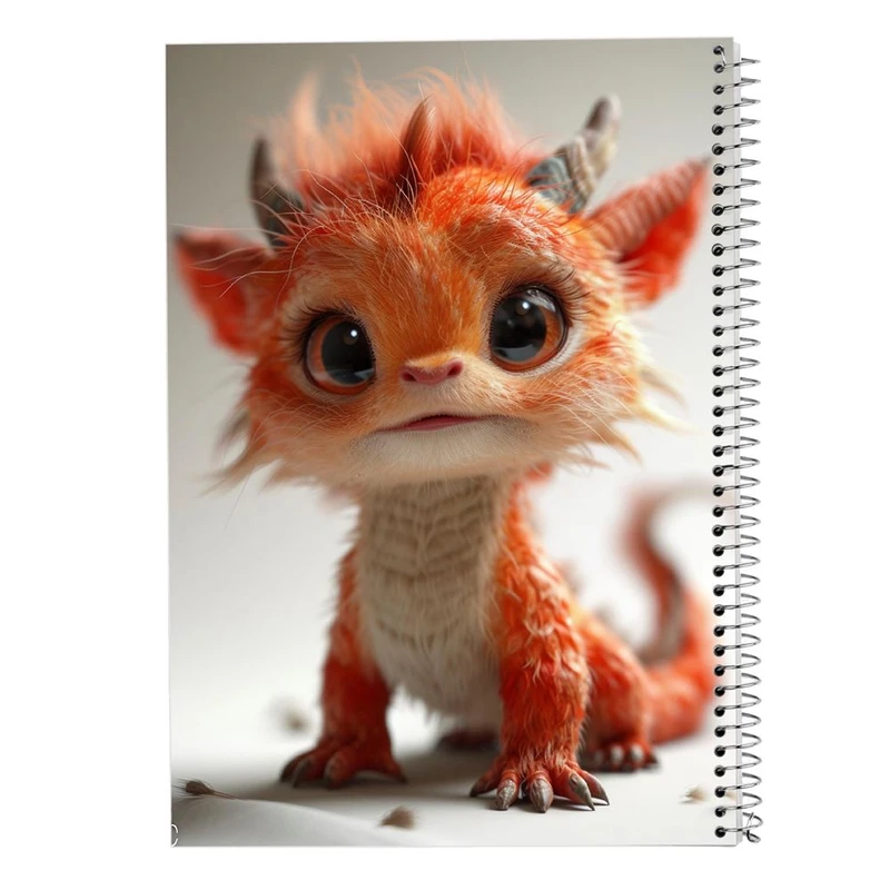 دفتر نقاشی 50 برگ مدوپد مدل اژدها کد DF16786