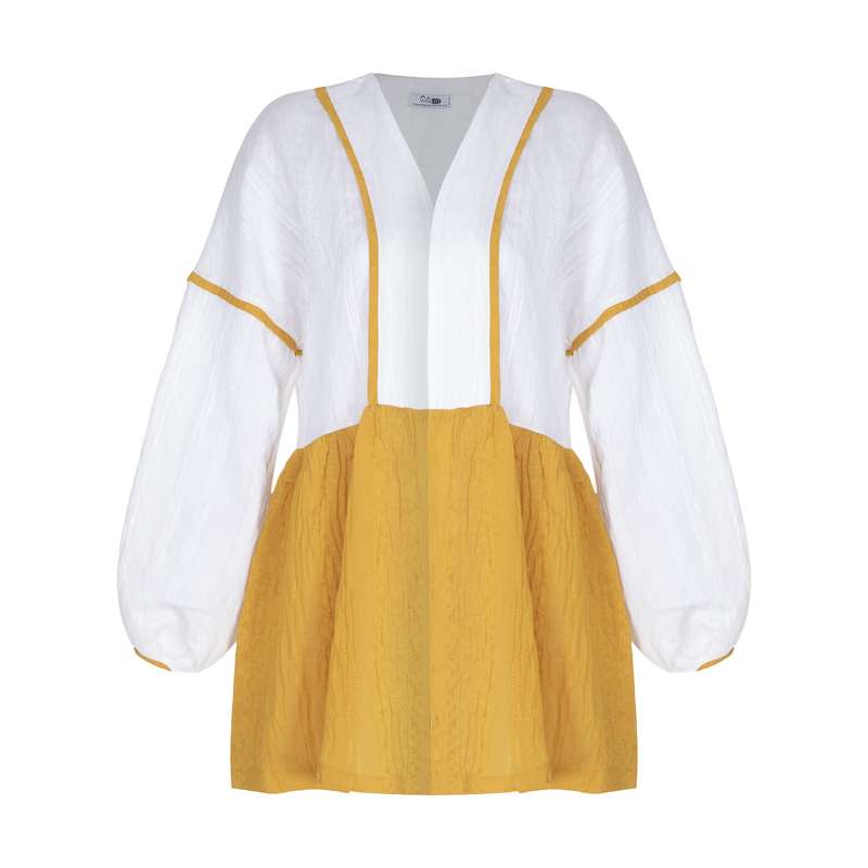 مانتو زنانه وینکلر مدل W0614076MA-MUSTARD