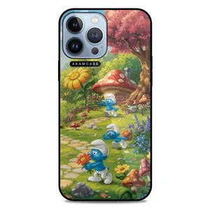AKAM AMC-WA13PROMAX-SMURFS-8 Cover For Apple iPhone 13 Pro Max