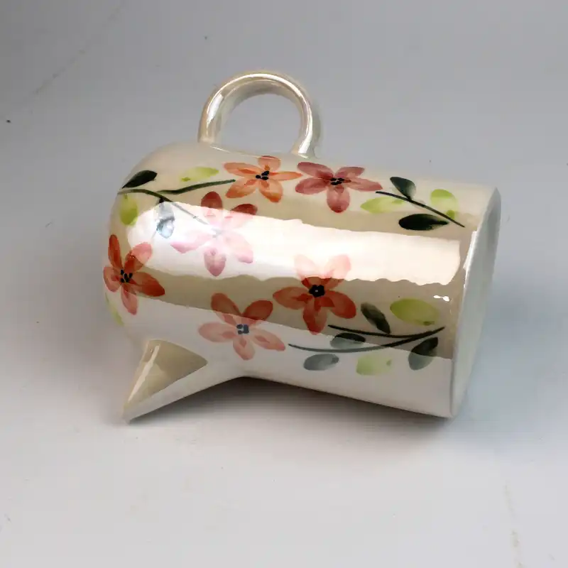 سس خوری سرامیکی مدل لاستر طرح گل