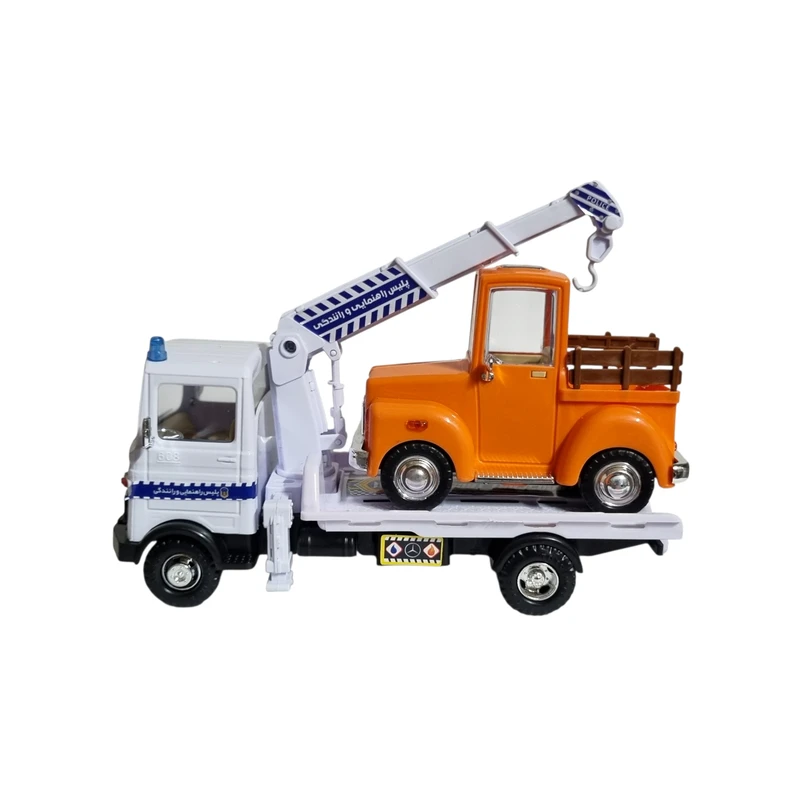 ماشین بازی مدل جرثقیل حمل ماشین مجموعه 2 عددی کد H2