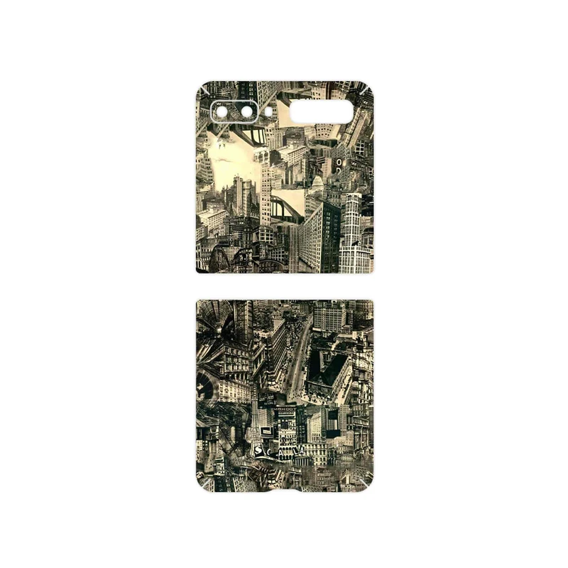 برچسب پوششی ماهوت مدل Collage of Skyscraper مناسب برای گوشی موبایل سامسونگ Galaxy Z Flip