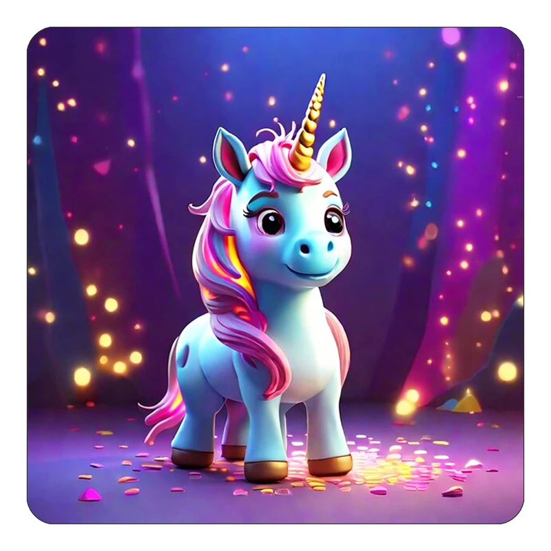 مگنت کاکتی طرح اسب تک شاخ و یونیکورن مدل mp30903