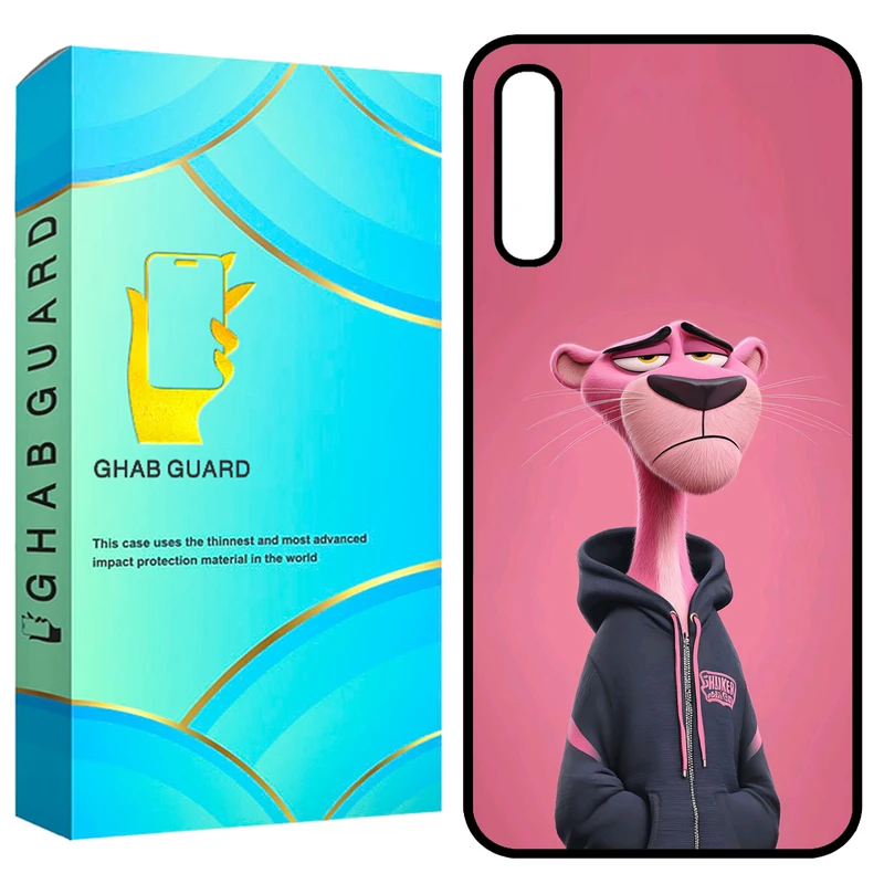 کاور قاب گارد طرح پلنگ صورتی مدل GCHPA50 مناسب برای گوشی موبایل سامسونگ Galaxy A50 / A50s / A30s  