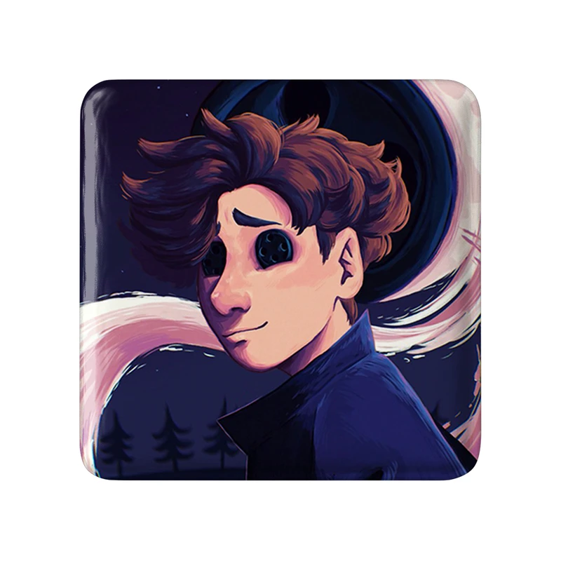 مگنت خندالو طرح اضافی کورالاین Coraline  مدل مربعی کد 20788