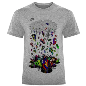 تیشرت آستین کوتاه مردانه طرح بارون کتونی کد F629