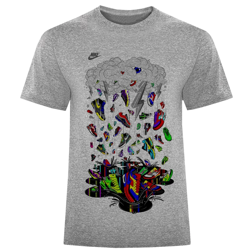 تیشرت آستین کوتاه مردانه طرح بارون کتونی کد F629