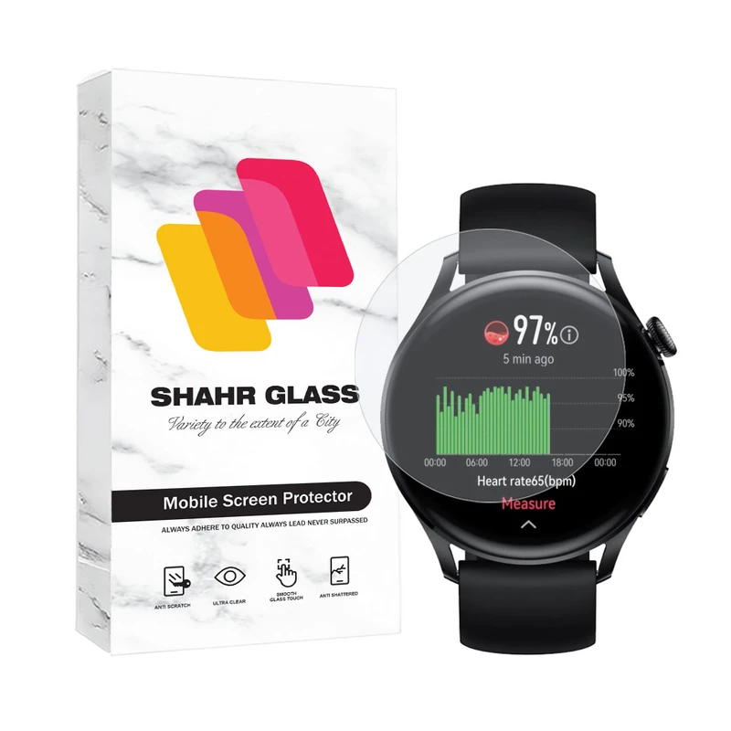  محافظ صفحه نمایش شهر گلس مدل SIMWATCHSH مناسب برای ساعت هوشمند هوآوی Watch 3 46 mm / Watch 3 Active Edition 46 mm 