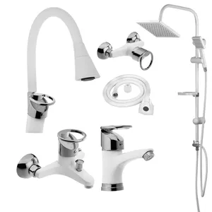 ست شیرآلات فراست پویا مدل تنسو حلقه ای شیپوری مجموعه 6 عددی