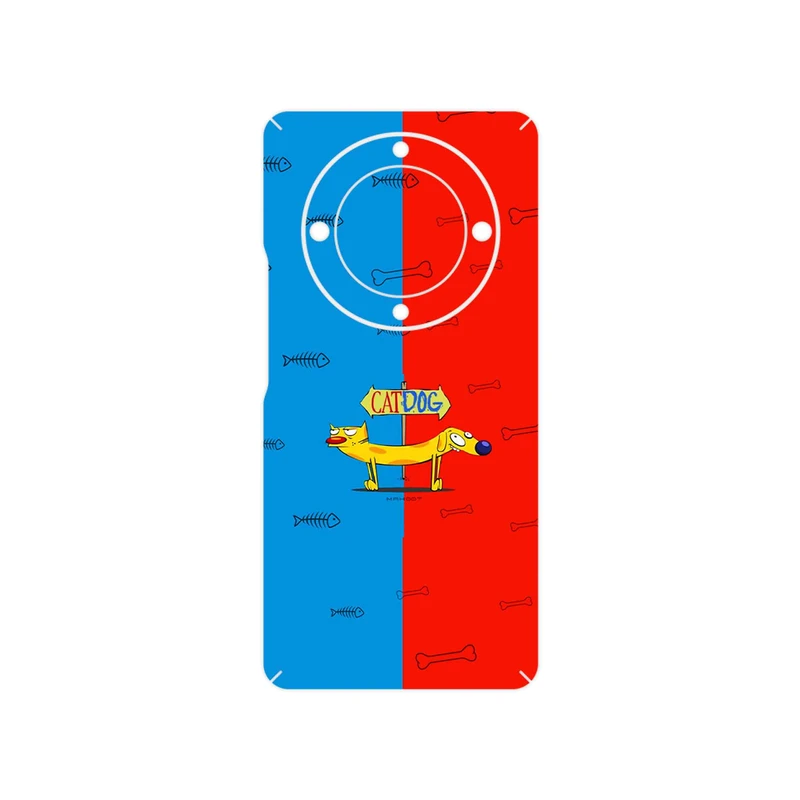 برچسب پوششی ماهوت مدل CatDog مناسب برای گوشی موبایل آنر X9a