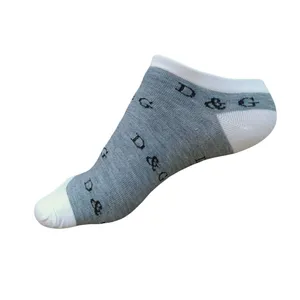 جوراب ساق کوتاه دخترانه مدل G رنگ طوسی