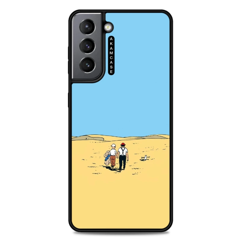 کاور آکام مدل AMC-WSGS21-TINTIN-15 مناسب برای گوشی موبایل سامسونگ Galaxy S21