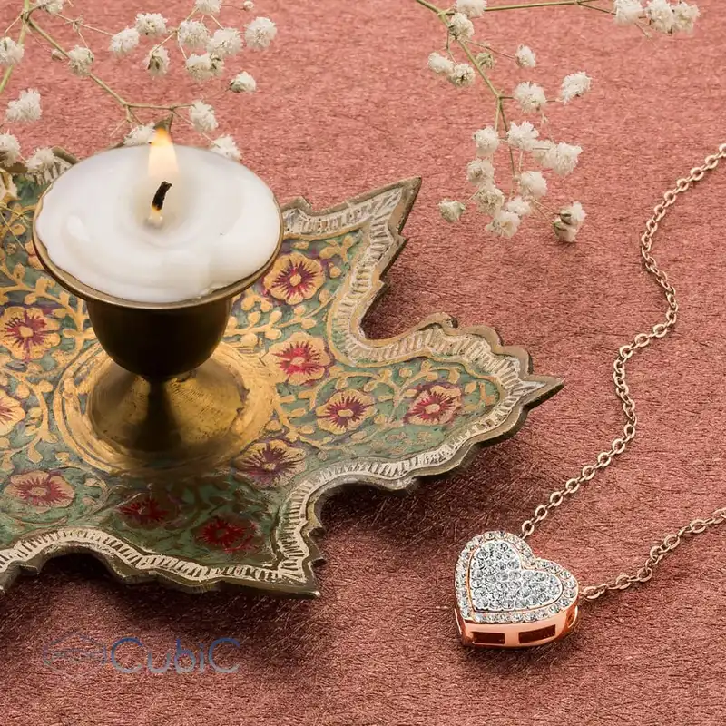 گردنبند زنانه کوبیک مدل QN-561124