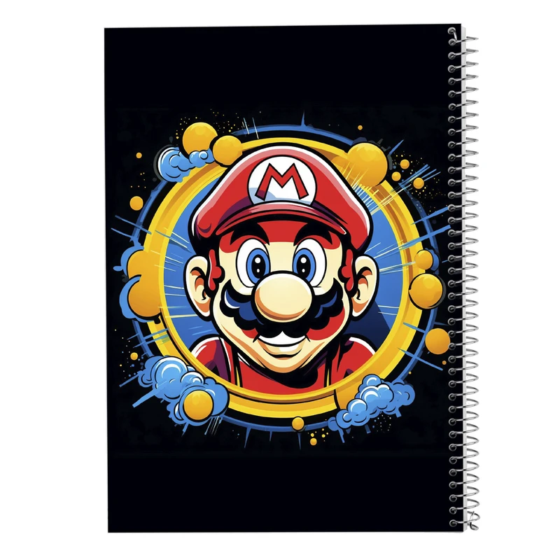 دفتر شطرنجی 50 برگ مدوپد مدل سوپرماریو super mario کد DF2919