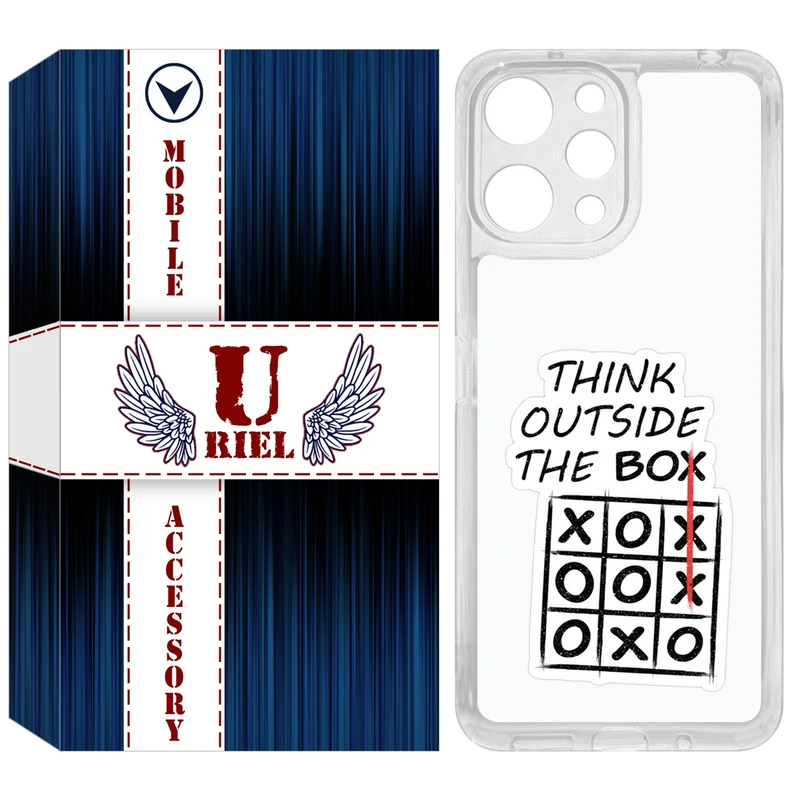 کاور یوریل مدل Clear کد 96 طرح انگیزشی مناسب برای گوشی موبایل شیائومی Redmi 12 4G / 12 5G